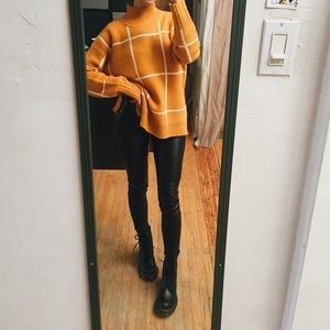 Oversized deep yellow/orange sweater